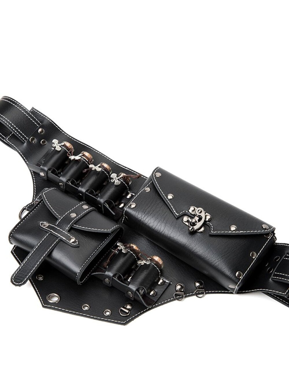 Fantasy Potion Carrier Utility Belt Renaissance Faire Costume Prop